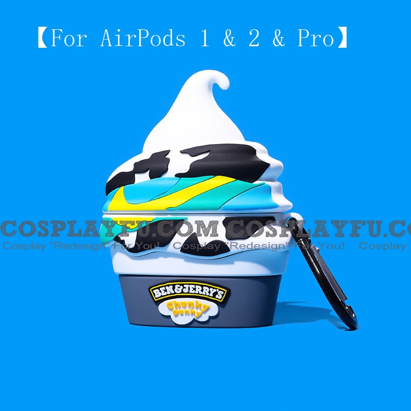 Lovely Ben Jerry s Ice Cream Airpod Case Silicone Case for